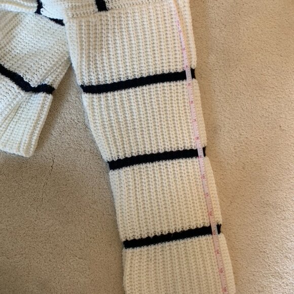 Moon & Madison Cropped Striped Knit Sweater - Picture 7 of 7